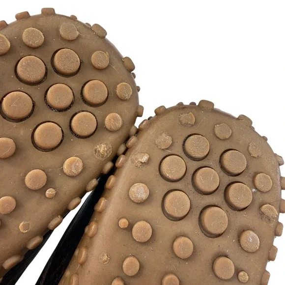 Aerogreen Italy Women Leather Spikeless Golf Shoes Size 8 Gold Snakeskin Luxury - Picture 4 of 16